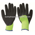 Acrylic thermal working gloves,palm and thumb dipped